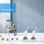 Cordless Cleaning Electric Spin Scrubber with 9 Heads & Extension Handle