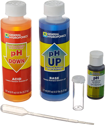 General Hydroponics pH Control Kit for a Balanced Nutrient Solution