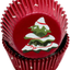Chef Craft Paper Patterned Cupcake Liners, 50 Count, Red/Green/White