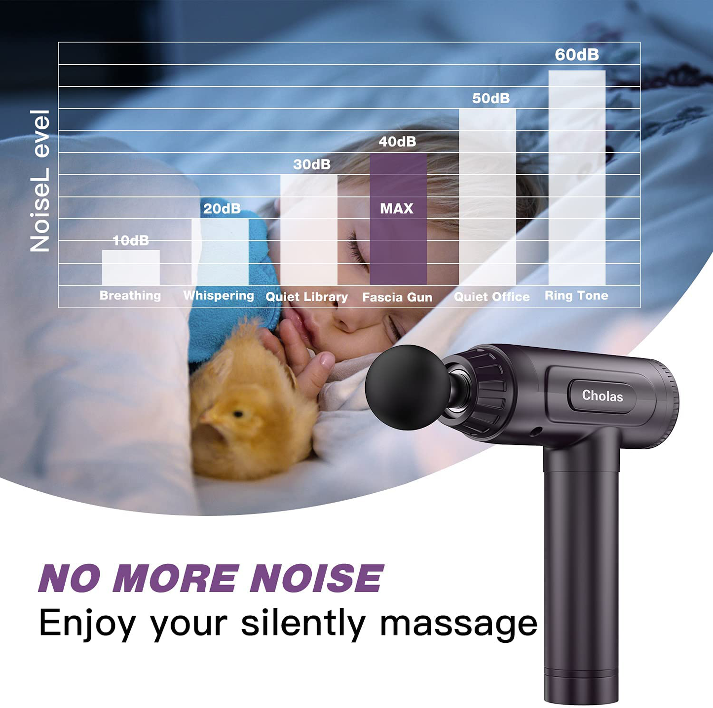Massage Gun Deep Tissue, Massage Muscle Therapy Gun for Athletes,30 Speed 10 Types of Massage Heads, Hand Held Body Deep Muscle Massager for Muscle Neck Back Shoulder