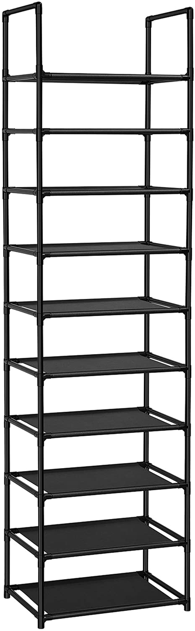 fiducial home 10 Tiers Shoe Rack 20-25 Pairs Sturdy Shoe Shelf