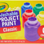 Crayola Washable Kids Paint, 6 Count, Kids At Home Activities, Painting Supplies, Gift, Assorted