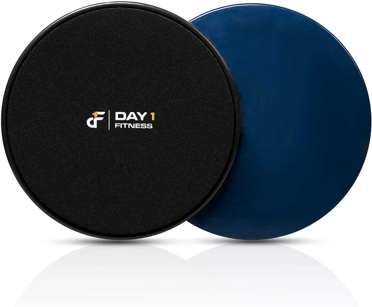 Core Sliders by Day 1 Fitness, Set of 2 Black/Mint, Dual Sided for Carpet and Hard Floors - Premium, Multipurpose Gliding Discs to Strengthen Abs, Lower Back - Portable Abdominal Equipment