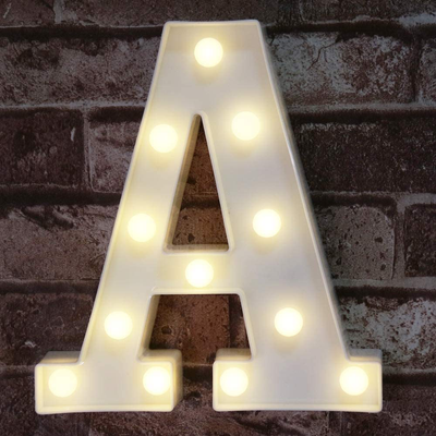 LED Marquee Letter Lights Sign, Light Up Alphabet Letter for Home Party Wedding Decoration