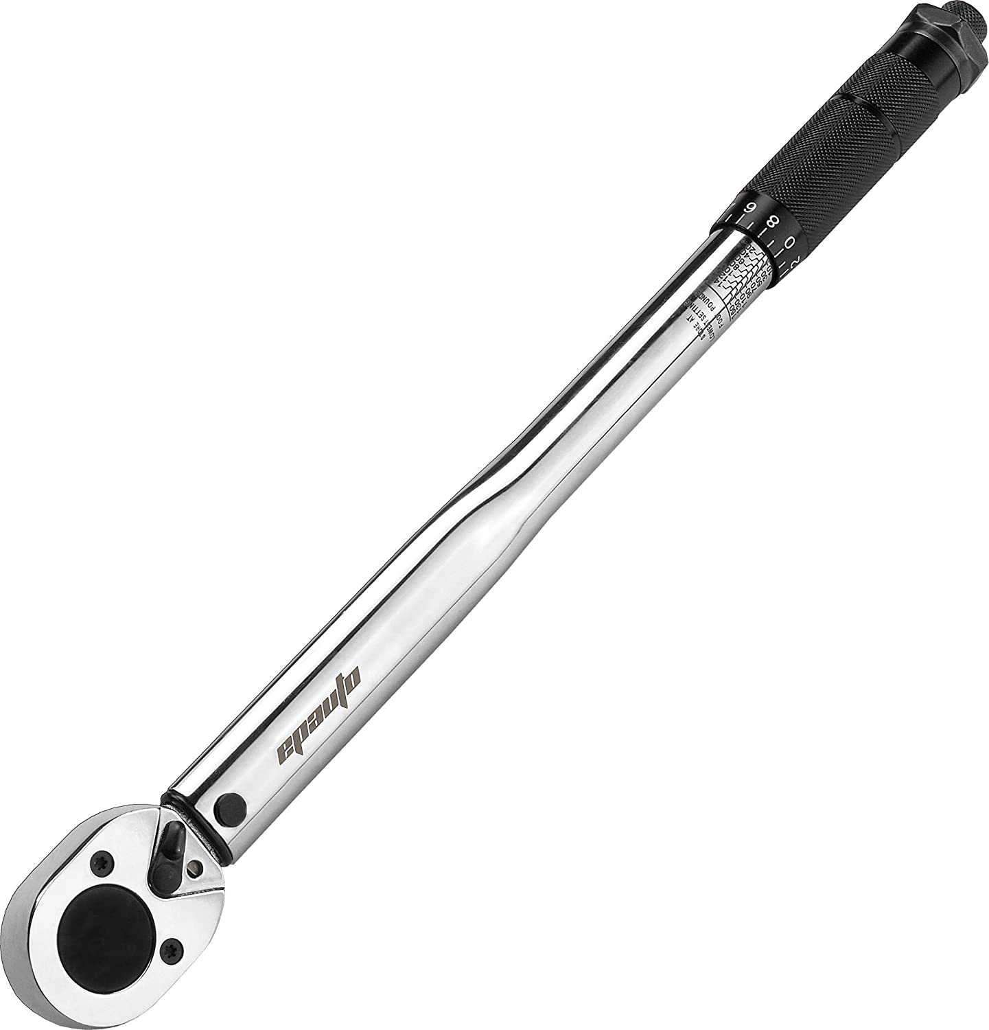 EPAuto 1/2-inch Drive Click Torque Wrench, 10~150 ft./lb., 13.6 ~ 203.5 N/m