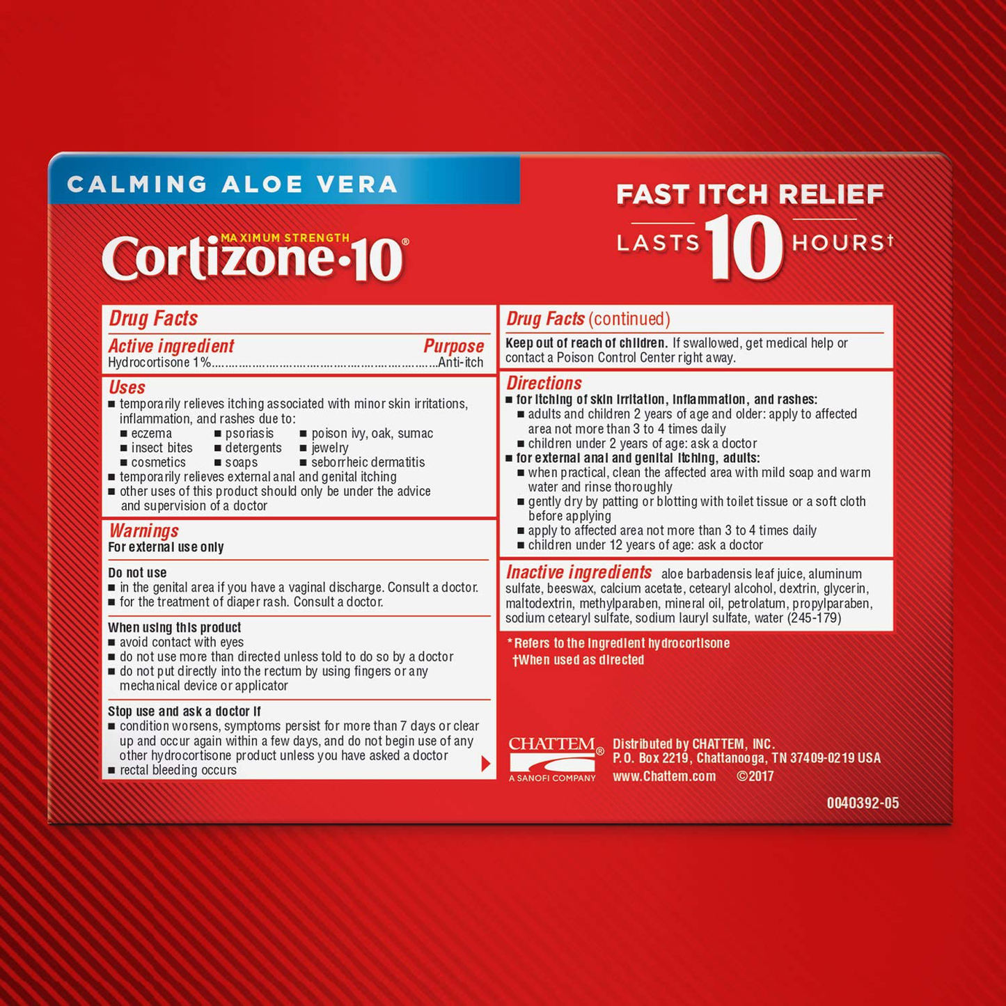 Cortizone-10 Maximum Strength, 2 Ounce Box