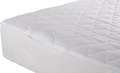 College Dorm Twin Extra Long Quilted Mattress Pad Cotton Polyester