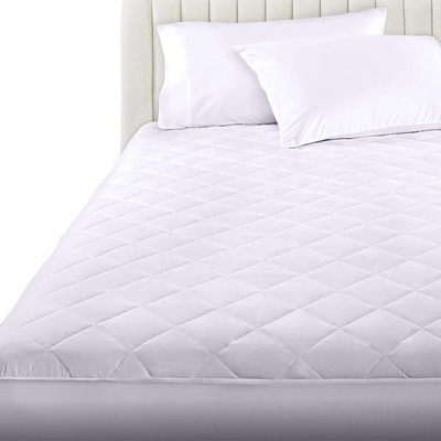 LDC Twin XL Mattress Pad with 16-Inch Deep Pocket, Comfortable, Breathable, Easy to Put on, The Stretchable Quilted Fitted Mattress Cover