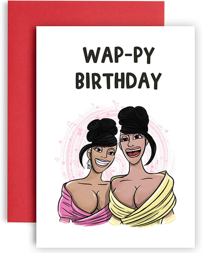 WAP-PY Birthday - Funny Birthday Card - Funny birthday card for friend women - Funny Birthday cards for women - Friendship gifts - gift card - happy birthday card for her - best friend birthday card