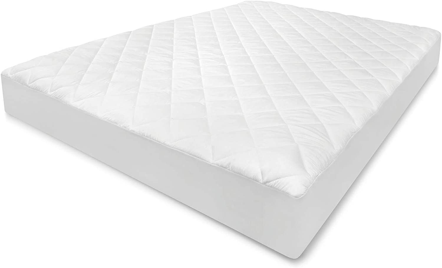 SensorPEDIC 300 Thread Count Coolmax Mattress Pad for Bunk Bed Mattress, White