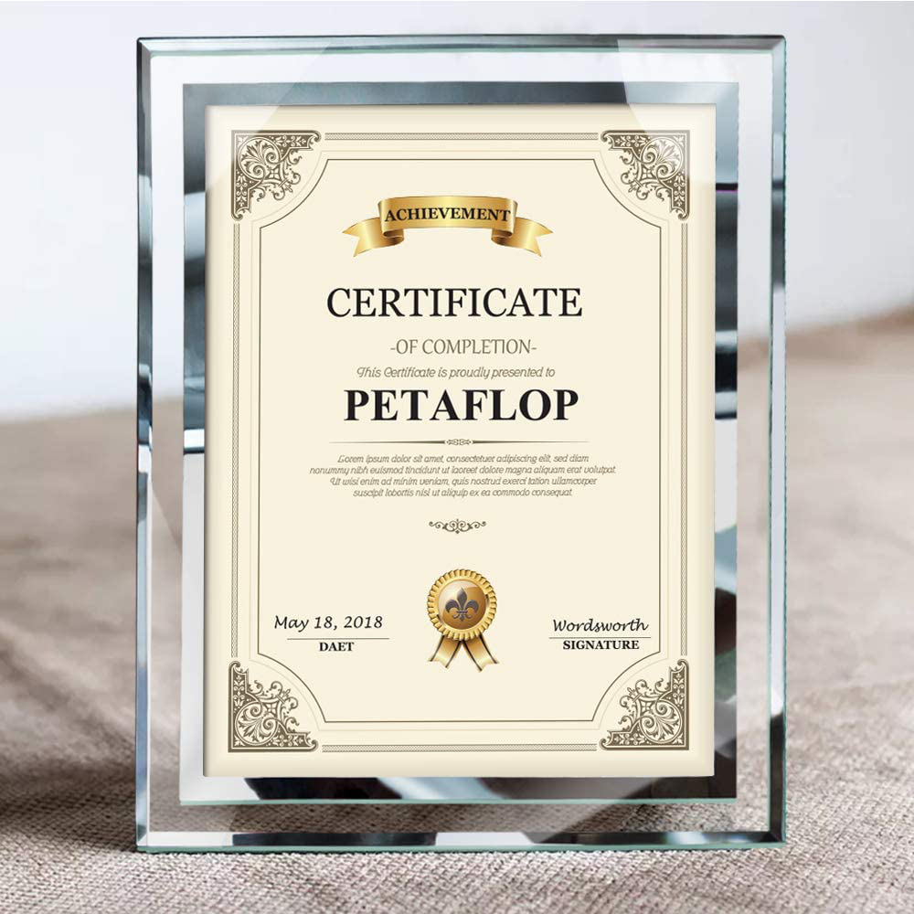 PETAFLOP 4x6 Picture Frame Perfect for Wedding, Offices, Restaurants, Business, 2 Pack