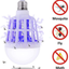 Fire Tracks Limited Bug Zapper, 2 in 1 Mosquito Killer Lamp Bug Zappers Light Bulb, Electronic Insect & Fly Killer for Home Kitchen Indoor Outdoor Patio Backyard - 110V E26/E27