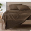 Bare Home Split King Sheet Set - 1800 Ultra-Soft Microfiber Split King Bed Sheets - Double Brushed - Split King Sheets Set - Deep Pocket - Bedding Sheets & Pillowcases (Split King, Cocoa)