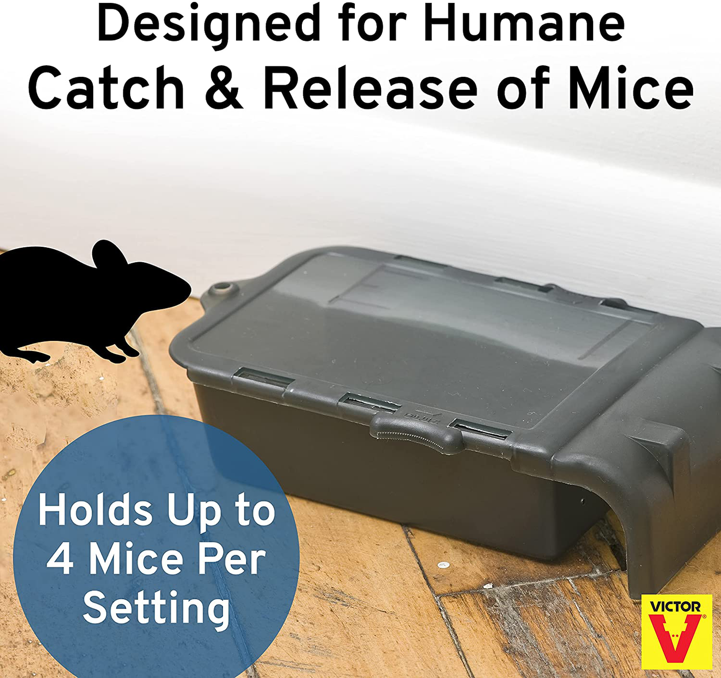 Victor M333 Multiple Catch Humane Outdoor and Indoor Mouse Trap