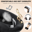 6S Wireless Bluetooth Headphones over Ear, Hi-Fi Stereo Foldable Wireless Stereo Headsets Earbuds with Built-In Mic, Volume Control, FM for Phone/Pc (Black & Gold)