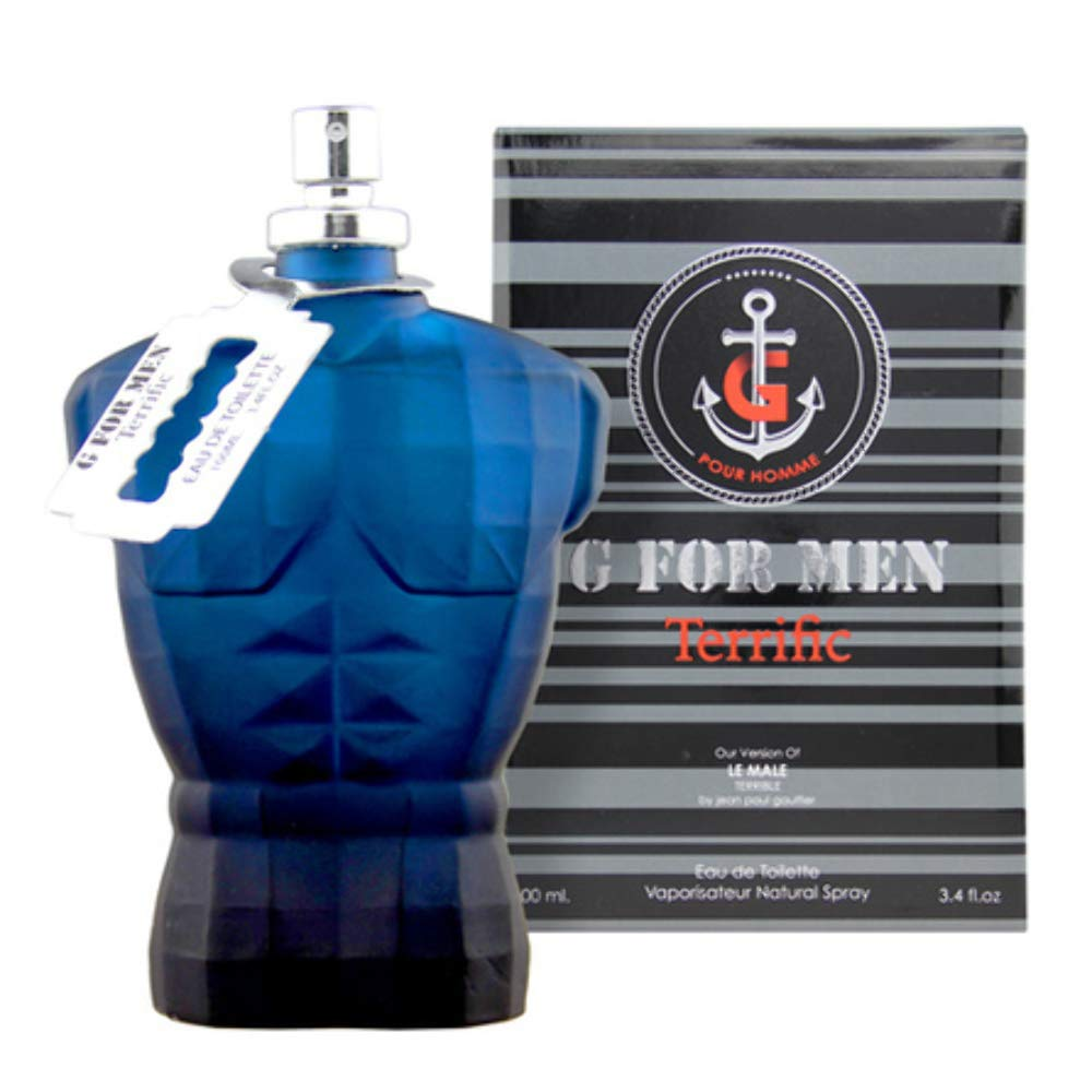 Mirage Brands G for Men Terrific 3.4 Ounce EDT Men'S Cologne | Mirage Brands Is Not Associated in Any Way with Manufacturers, Distributors or Owners of the Original Fragrance Mentioned