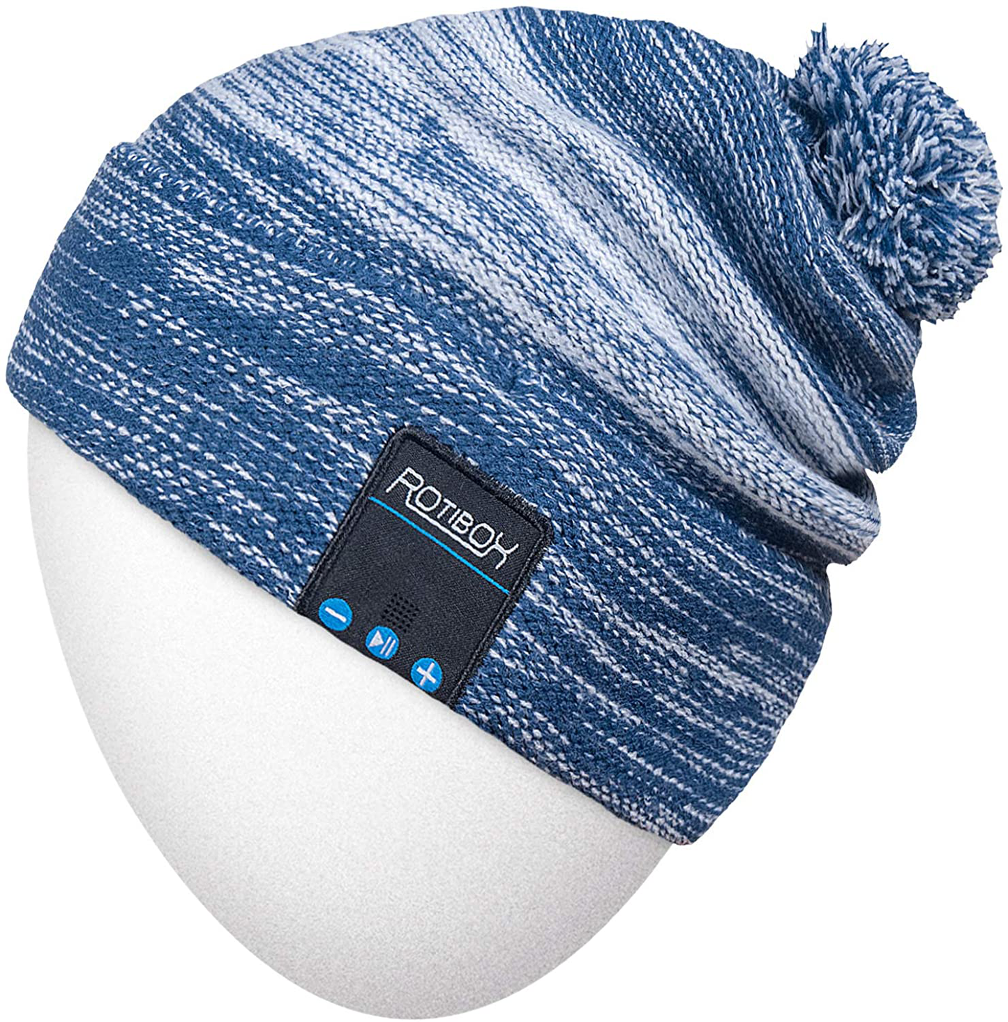 Rotibox Bluetooth Beanie Hat Wireless Headphone for Outdoor Sports Xmas Gifts