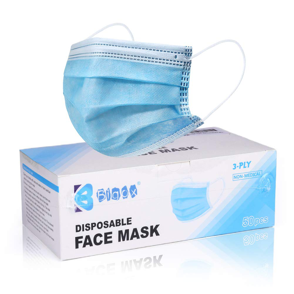 Bigox Face Mask Black 50Pcs