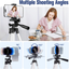 44" Phone Tripod with Phone Holder Mount/Wireless Remote