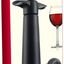 Vacu Vin Wine Saver Pump with 2 x Vacuum Bottle Stoppers (White with 4 Wine Stoppers)
