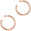 PAVOI 14K Gold Colored Lightweight Chunky Open Hoops | Gold Hoop Earrings for Women