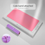 YSAGi Multifunctional Office Desk Pad, 23.6" x 13.7" Ultra Thin Waterproof PU Leather Mouse Pad, Dual Use Desk Writing Mat for Office/Home (23.6" x 13.7", Pink)