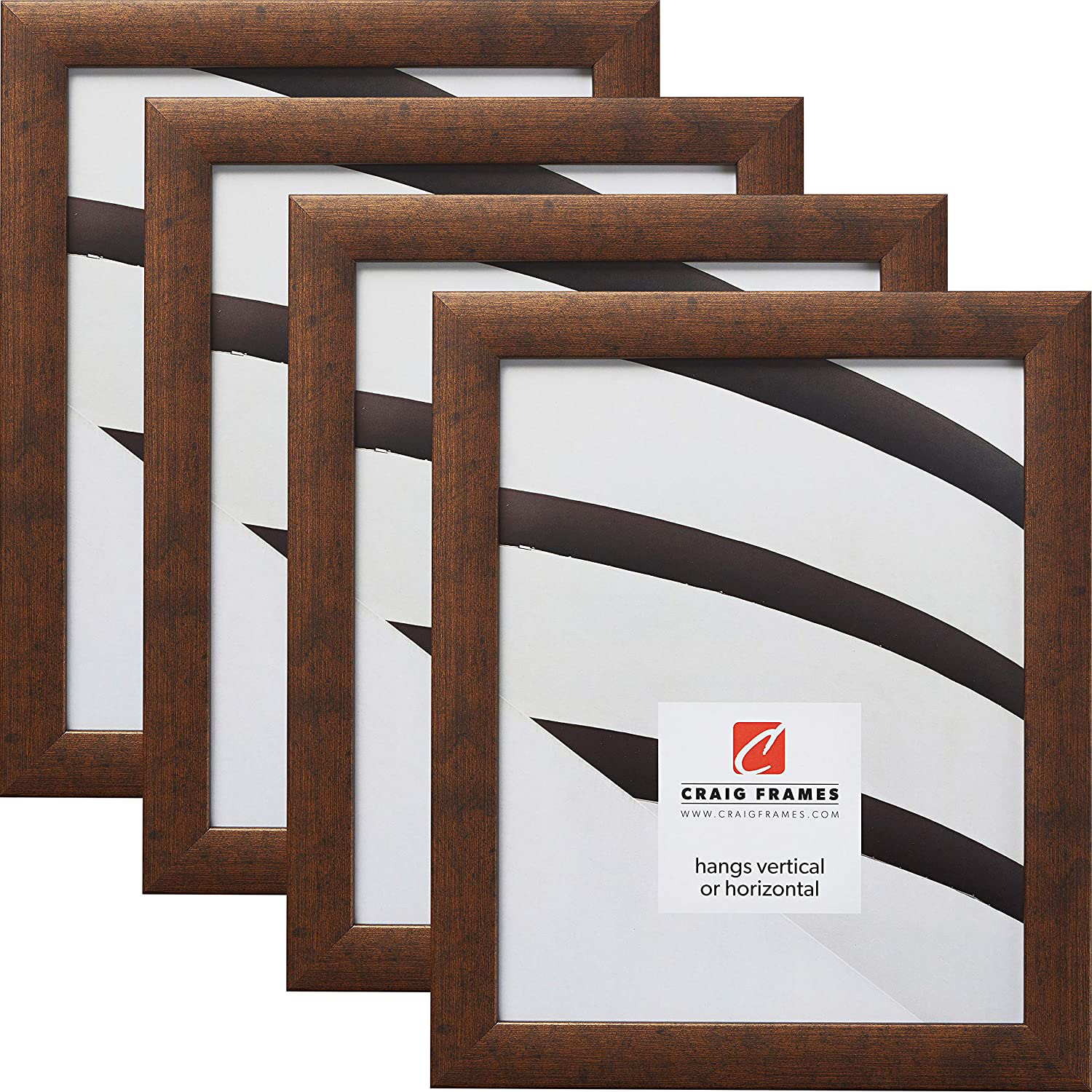 Craig Frames 23247881 14 x 20 Inch Picture Frame, Rustic Copper, Set of 4