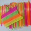 Wow Plastic Disposable Plastic Drinking Straws - 250 Count (Neon) (Neon)