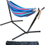 BalanceFrom Double Hammock with Space Saving Steel Stand and Portable Carrying Case, 450-Pound Capacity