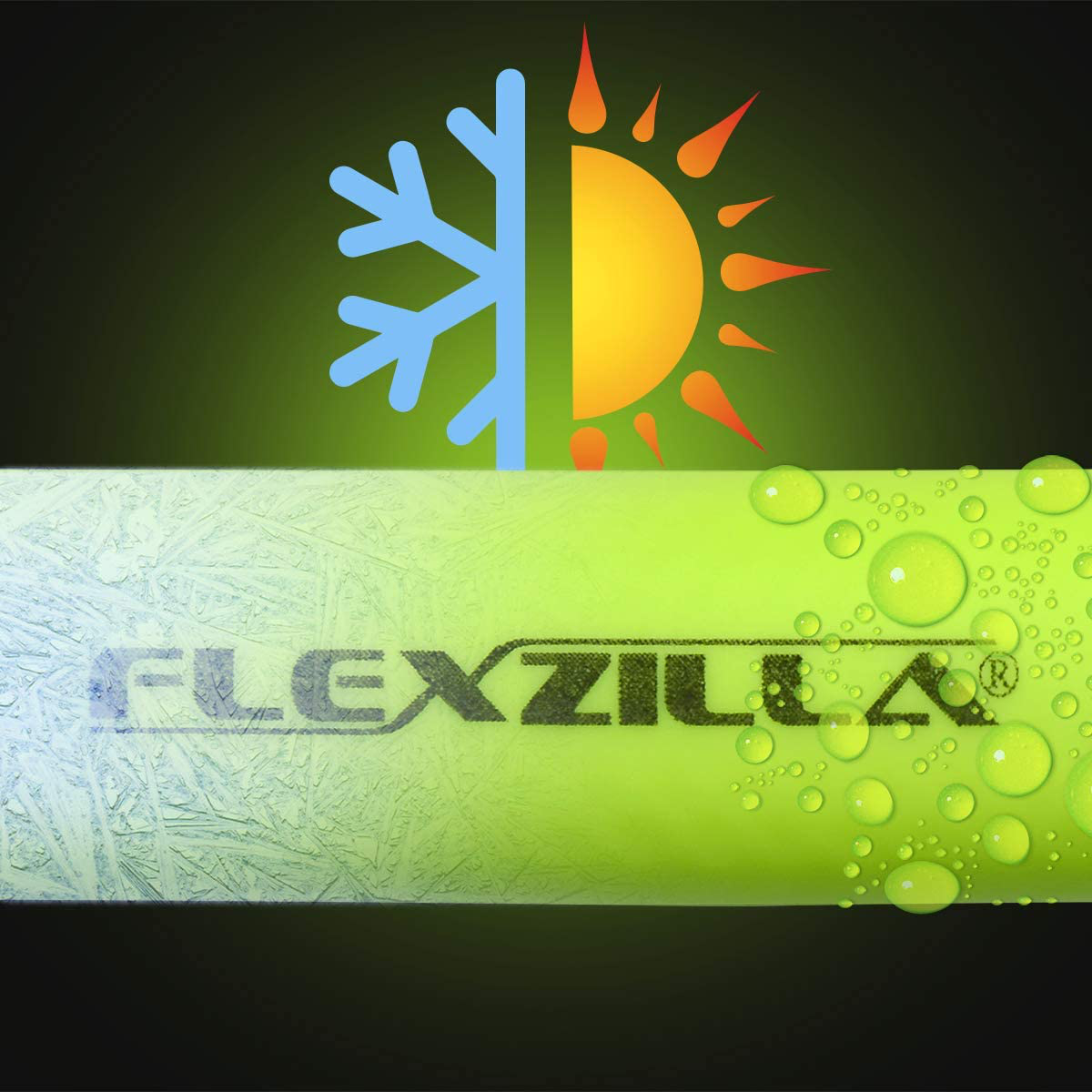 Flexzilla HFZG5100YW Garden Lead-in Hose 5/8 in. x 100 ft, Heavy Duty, Lightweight, Drinking Water Safe, Green