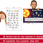 26 Set of 50 Educational Posters for Kids - Multiplication Chart, Alphabet, Periodic Table, Solar, USA, World, Map, Sight Words, Homeschool Supplies, Classroom Decorations - Laminated & Flat, 17x11