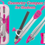 Geometry Set Maths Compasses for Students with Compasses Protractor in Carry Case, Pink