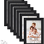 Icona Bay 5x7 Picture Frames (White, 12 Pack), Modern Style Wood Composite Frames Table Top or Wall Mount, Bliss Collection