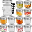 FRUITEAM 16 oz 8 Pack Mason Jars with Lids and Bands, Quilted Crystal Jars, Glass Canning Jars, Pint Jars Ideal for Honey, Wedding Favors, Shower Favors, Tomato based Juices & Sauces