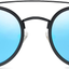 SOJOS Retro round Polarized Sunglasses UV400 Double Bridge Sun Glasses SUNSET SJ1104