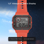 Amazfit Neo Fitness Retro Smartwatch with Real-Time Workout Tracking, Heart Rate and Sleep Monitoring, 28-Day Battery Life, Smart Notifications, 1.2" Always-On Display, Water Resistant, Orange