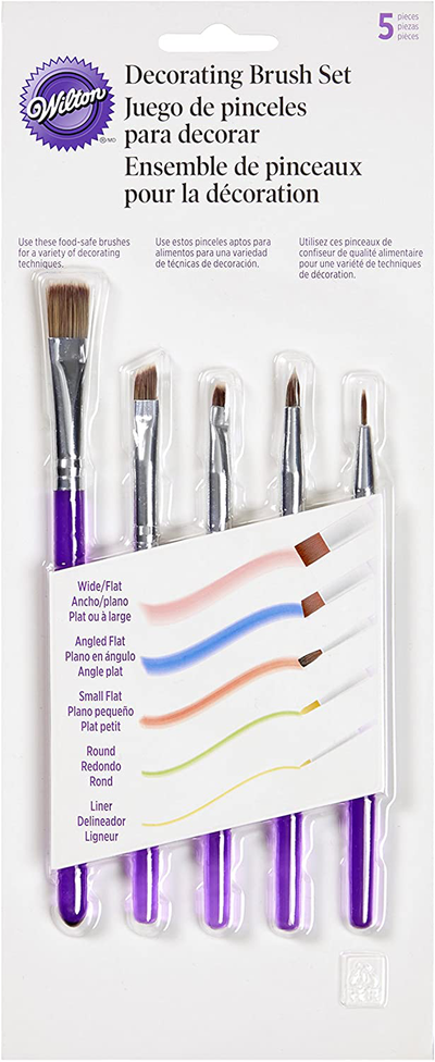 Wilton Cake Decorating Tools, 5-Piece Brush Set