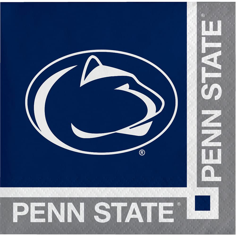 8-Count Sturdy Style Paper Dessert Plates, Penn State Nittany Lions