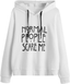 SweatyRocks Sweatshirt Women's Pullover Sweatshirt Letter Print Hoodie