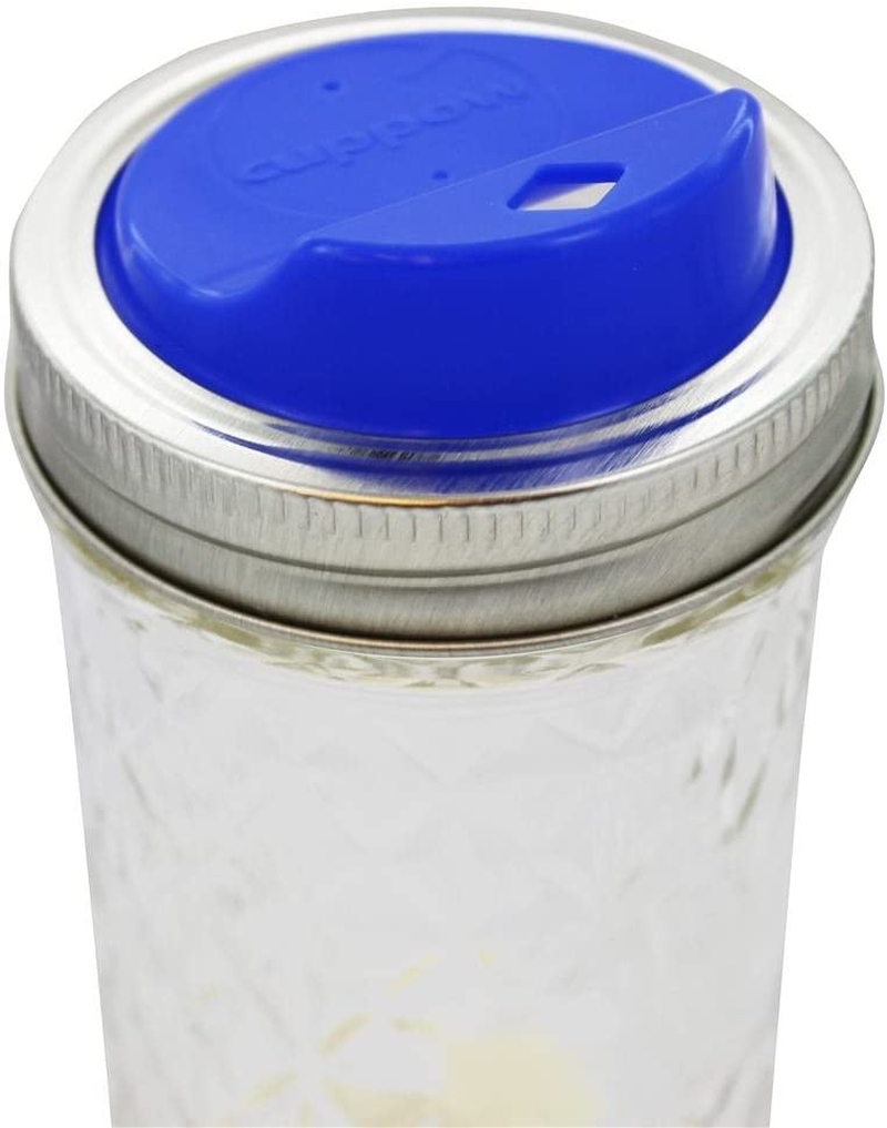 Cuppow, Lid Mason Jar Regular Coral