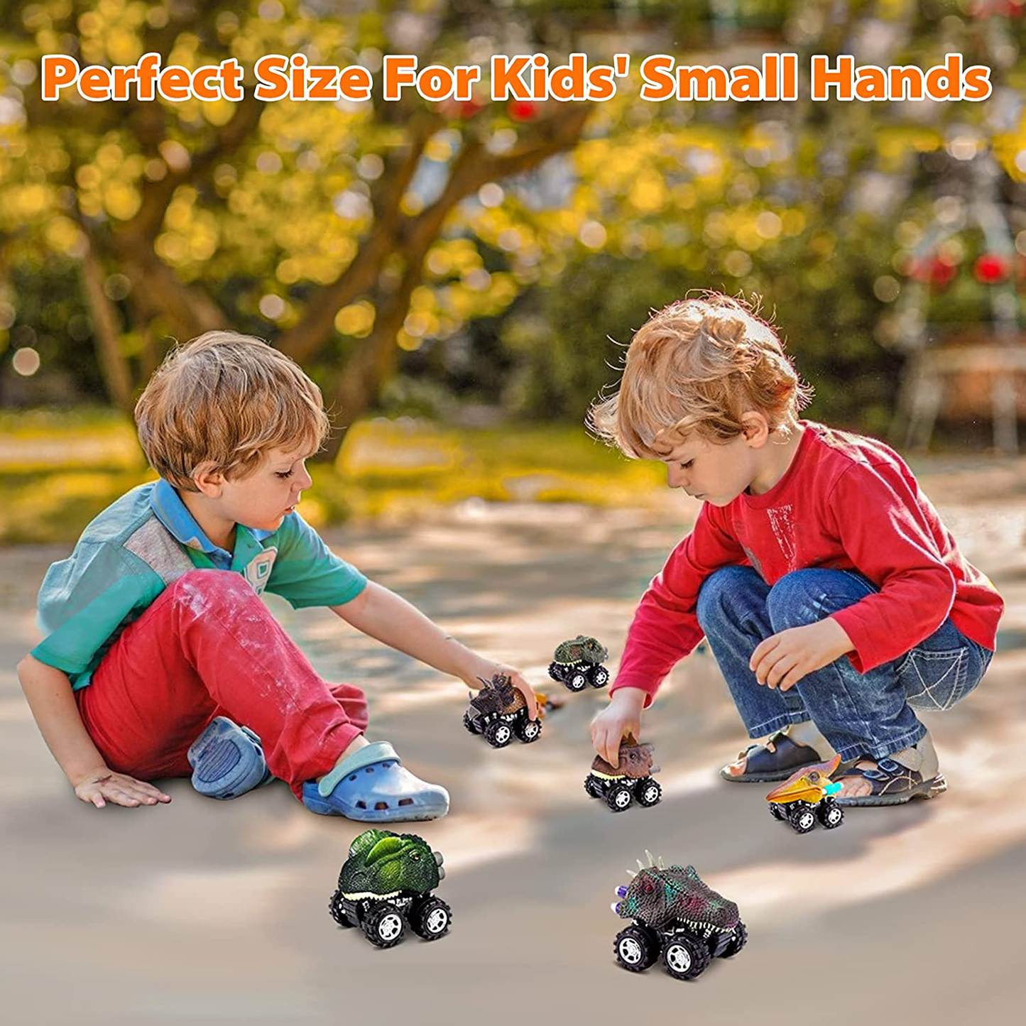 Dinosaur Toys for 3 Year Old Boys, Pull Back Dinosaur Toys for 5 Year Old Boy 6 Pack Set Car Toys for 4 Year Old Boys Christmas Birthday Gifts for Kids 2 3 4 5 6 Year Old Boys Girls