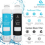 Avalon 2 Stage Replacement Filters For Avalon Branded Bottleless Water Coolers (PURCHASED AFTER JANUARY 2018), NSF Certified, 1500 Gallons