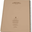 Rite in the Rain Weatherproof Side Spiral Notebook, 8.5" X 11", Tan Cover, Universal Page Pattern (No. 973T-MX), One Size