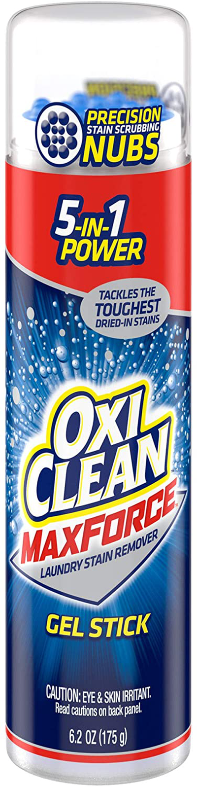 OxiClean Max Force Gel Stain Remover Stick, 6.2 Oz, Pack of 2