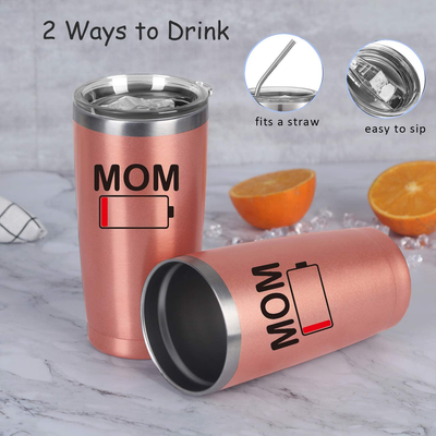 Mom Travel Tumbler, Funny Mom Gifts 20 Oz Travel Tumbler, Funny Mother'S Day Gifts for Mom Mother in Law Mom to Be Grandma Her, Insulated Stainless Steel Travel Tumbler