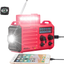 Weather Radio, Solar Hand Crank Emergency Radio, NOAA/AM/FM Shortwave Outdoor Survival Portable Radio, Power Bank USB Charger, Flashlight/Reading Lamp, Headphone Jack, SOS
