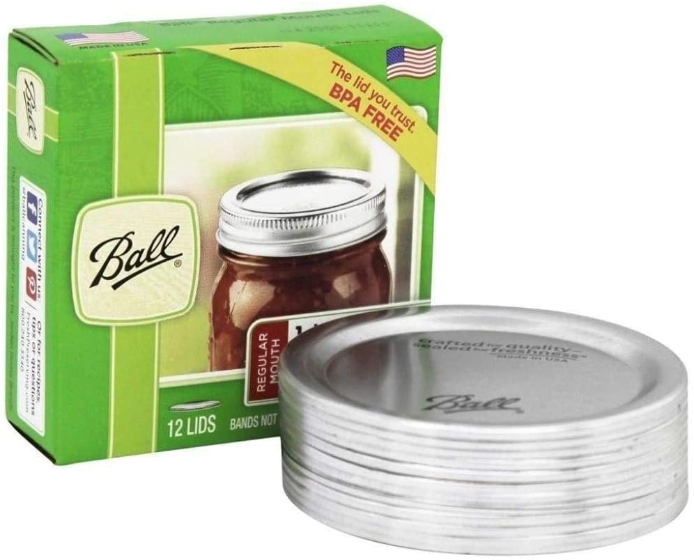 Ball Regular Mouth Mason Jar Lids (24-Count)