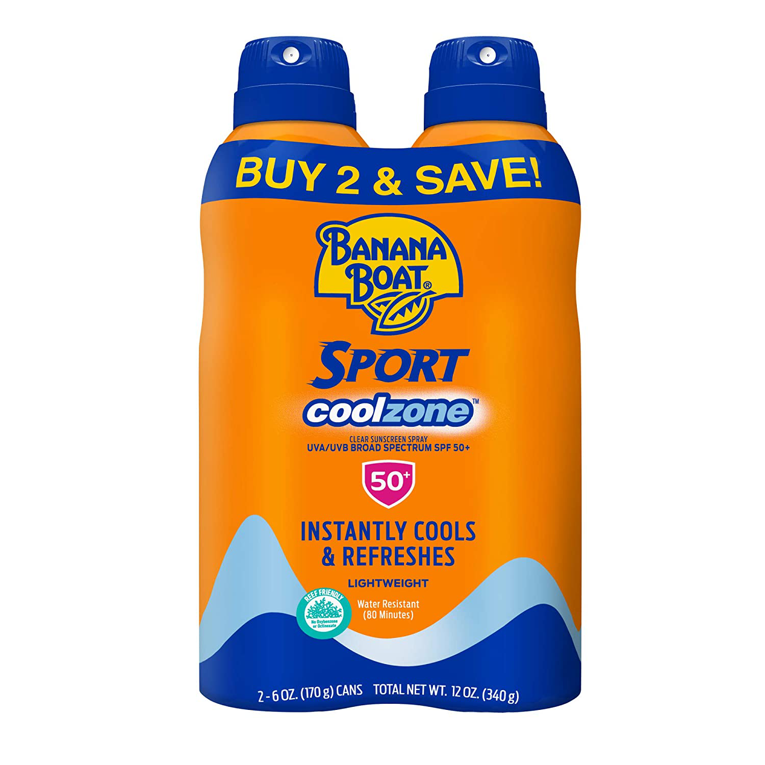 Banana Boat Ultra Sport Reef Friendly Sunscreen Lotion - Twin Pack