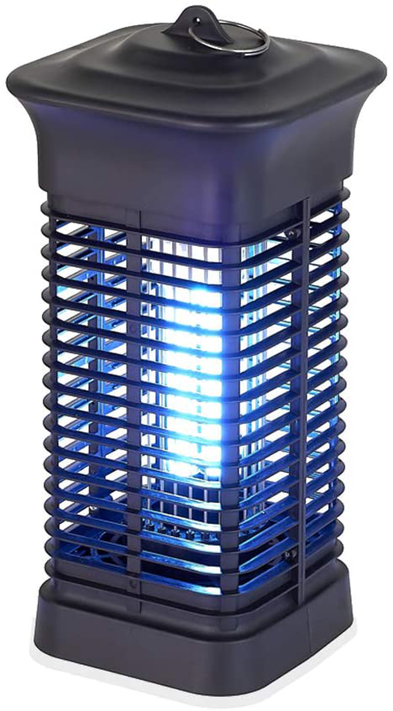 Upgrade Electric Bug Zapper 3800V, LED UV Mosquito Lamp Light, Insect Killer, Fly Repellent Machine, Flies Trap Lantern, Backyard Pest Control, Bug Eliminator, Month Zapping Bulb, IPX4 Waterproof