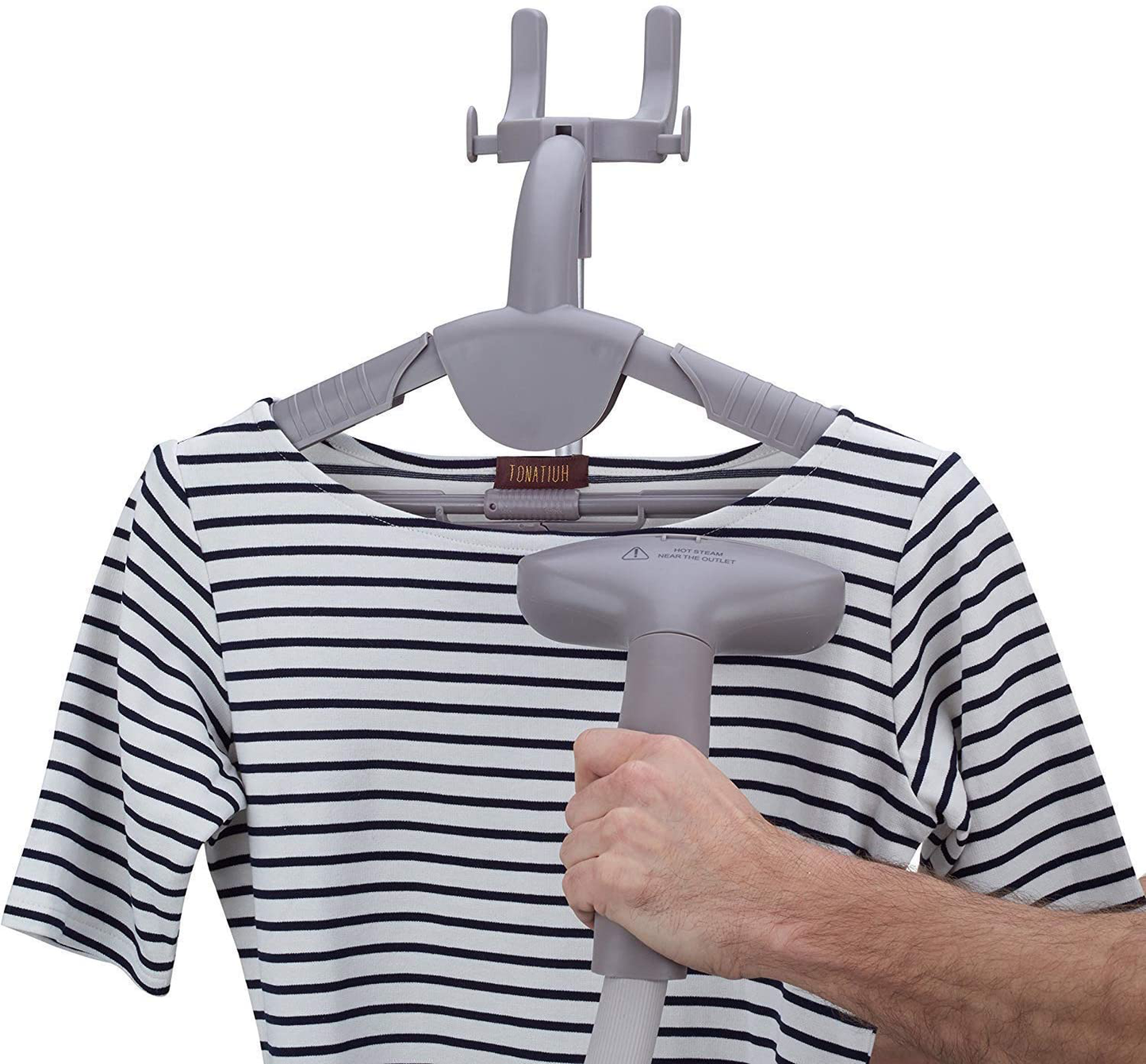 PurSteam Garment Steamer, Heavy Duty Powerful Fabric Steamer with Fabric Brush and Garment Hanger